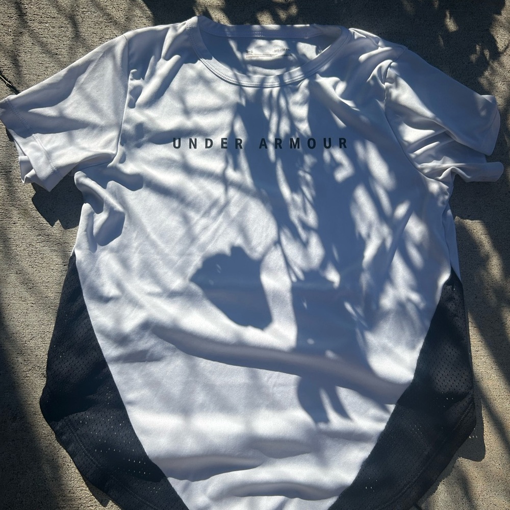 Under Armour women’s White and Black Shirt